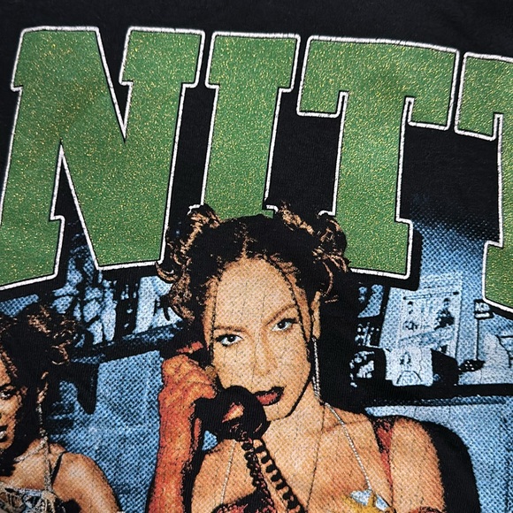 Anitta  Photo Collage Glitter Detail Graphic Tee - Picture 7 of 8